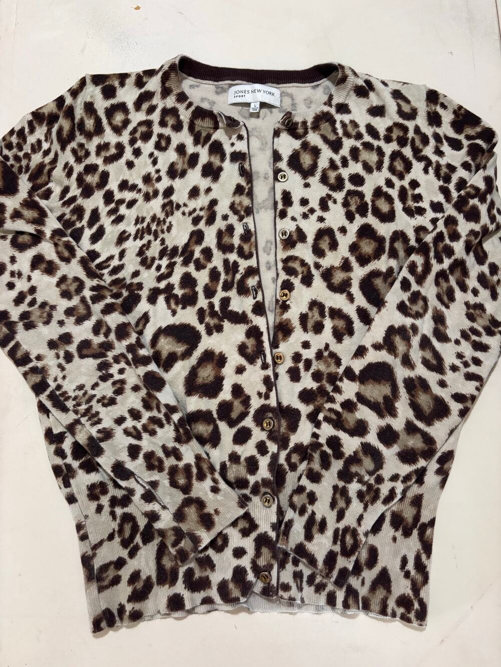 Animal print sweater